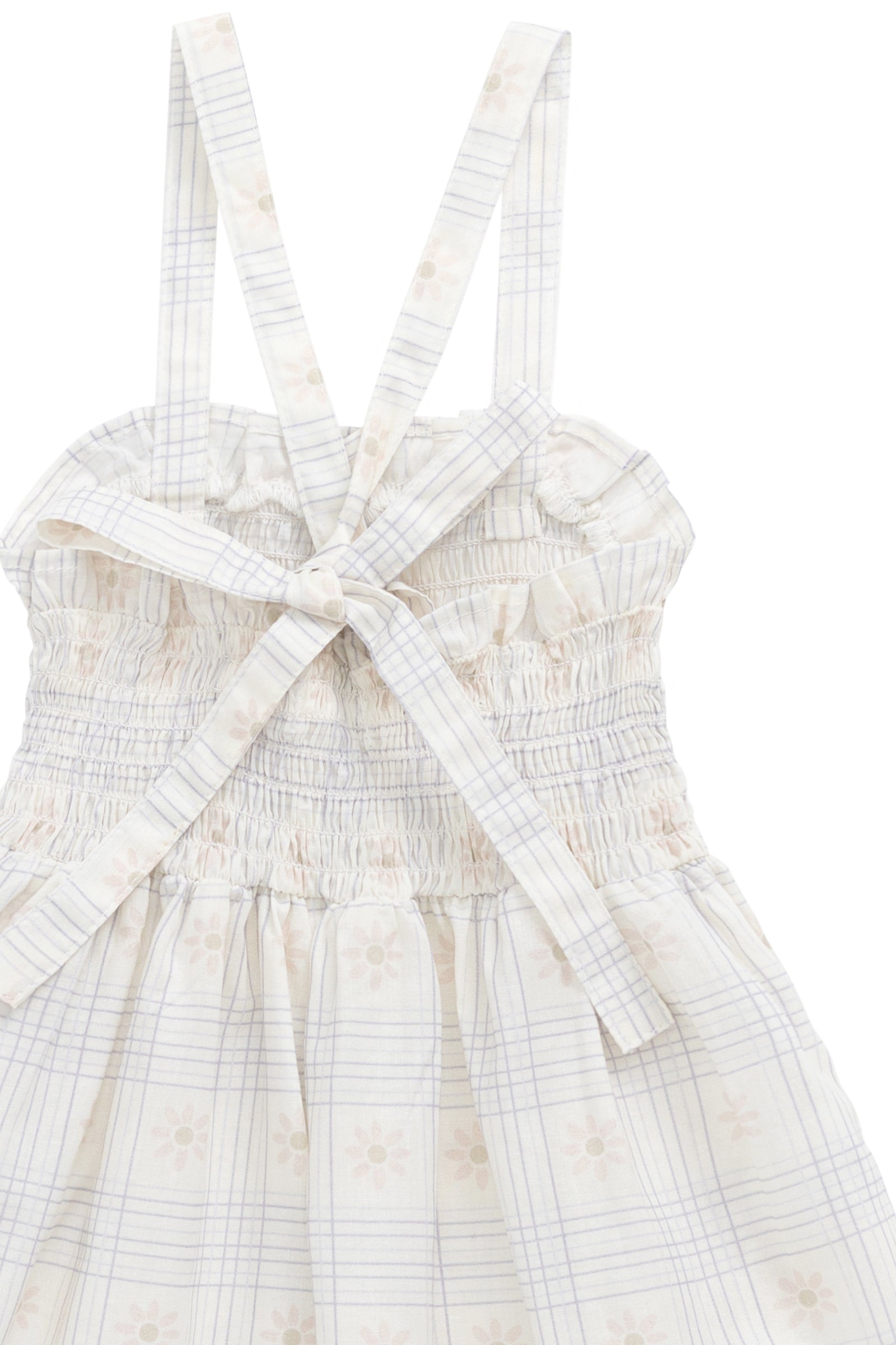 Organic Cotton Arabella Jumpsuit - Marguerite Egret