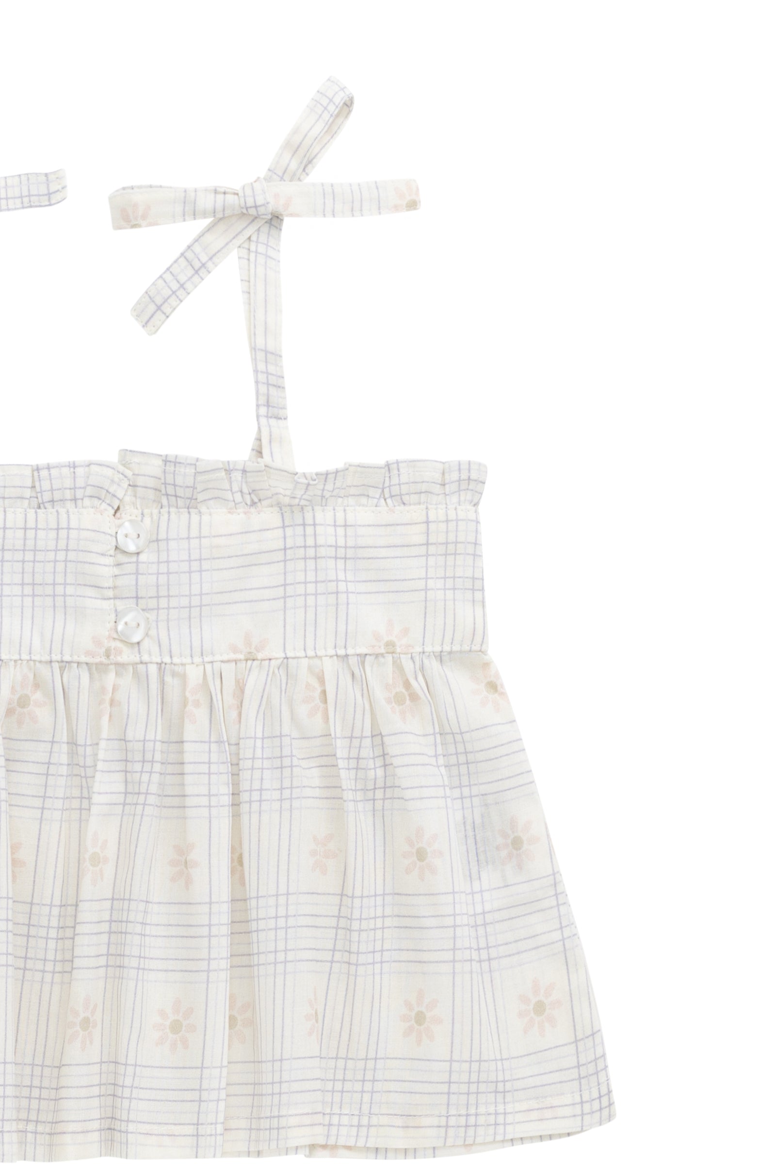 Organic Cotton Ariel Top - Marguerite Egret