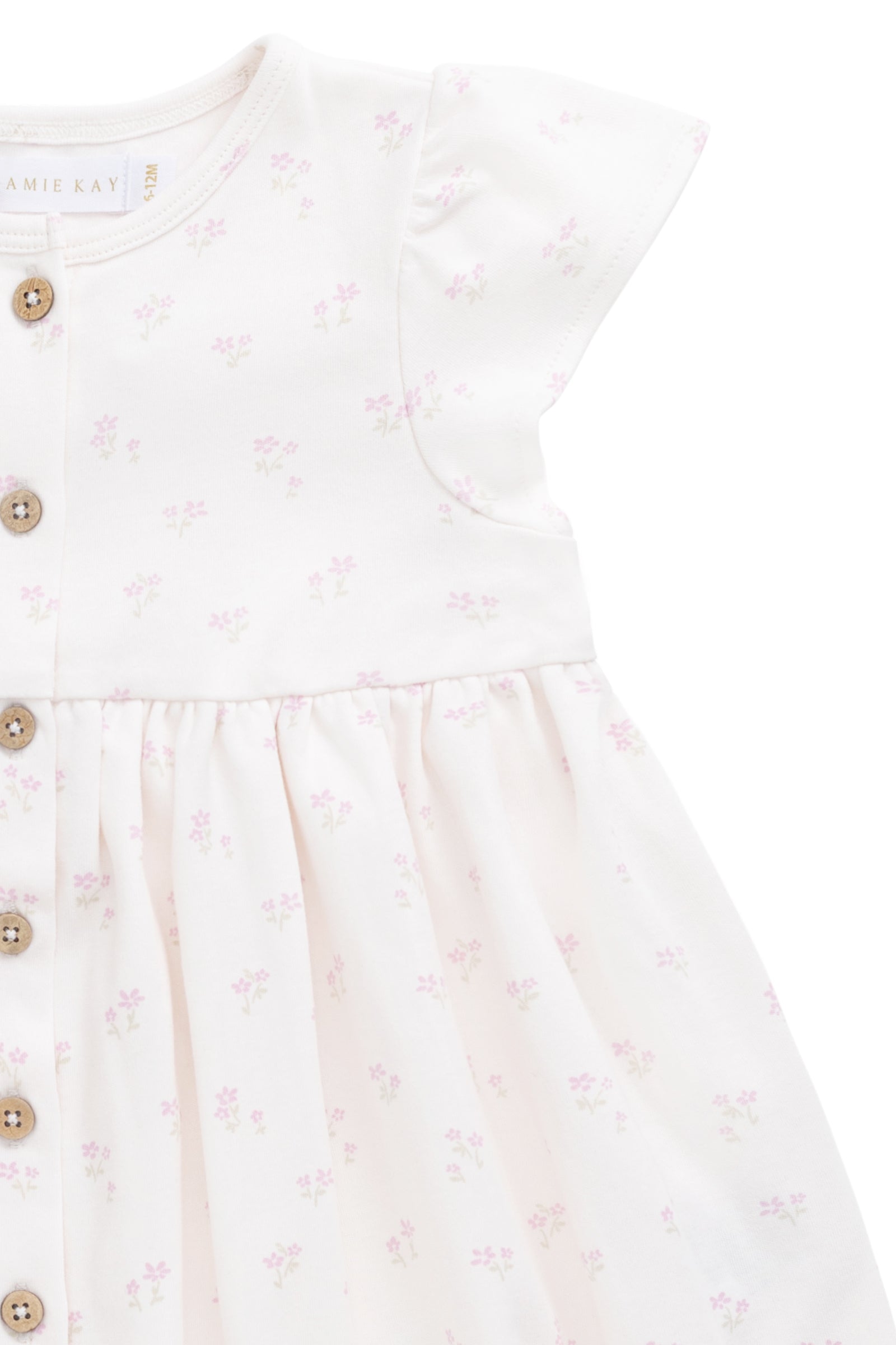 Organic Cotton Dahlia Dress - Pauline Pink