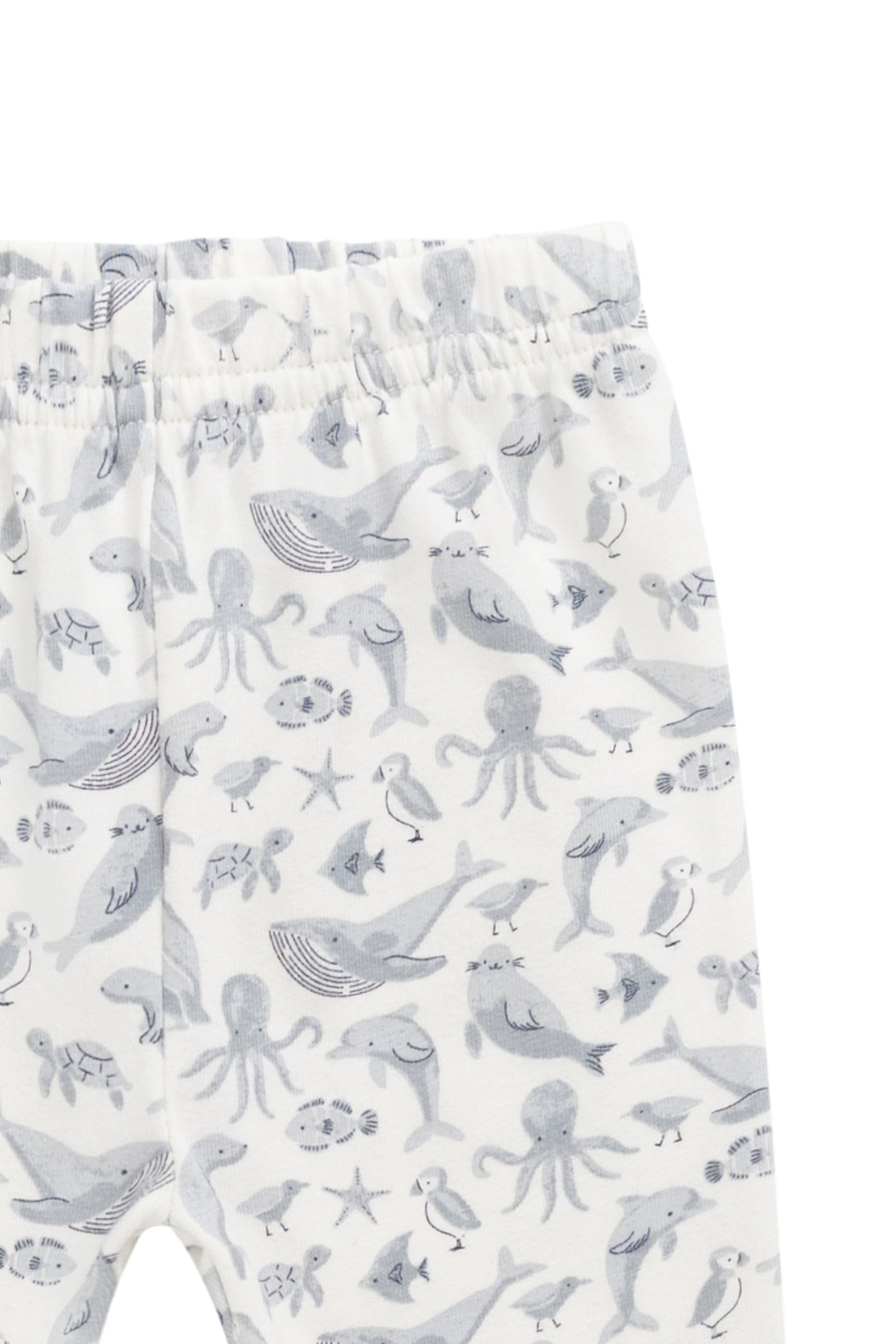 Organic Cotton Everyday Legging - Sea Life