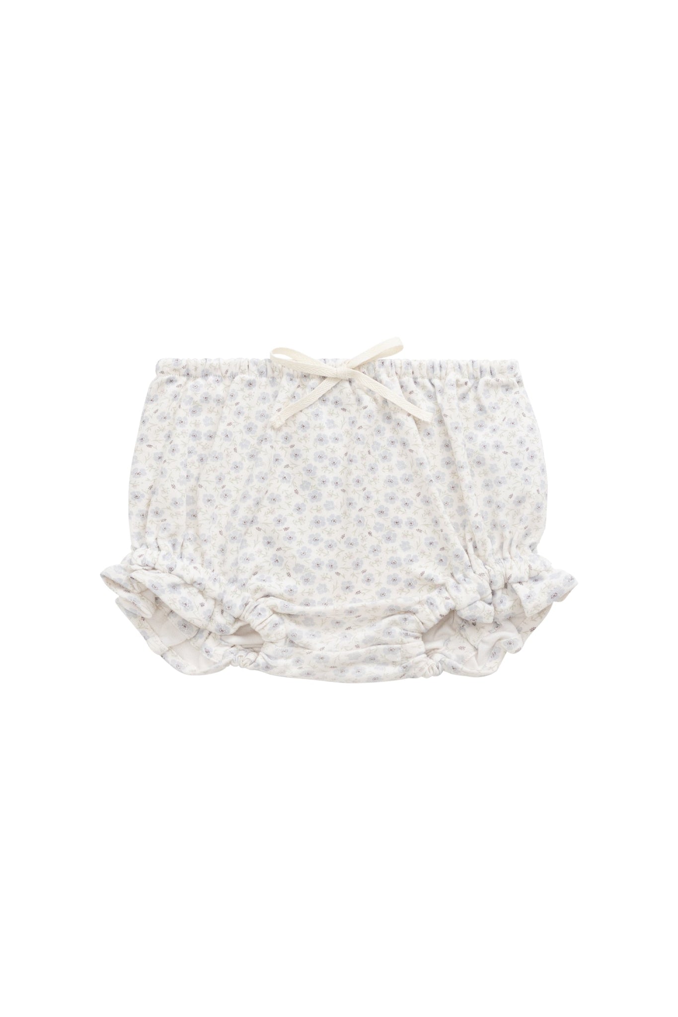 Organic Cotton Frill Bloomer - Penelope Evening Haze