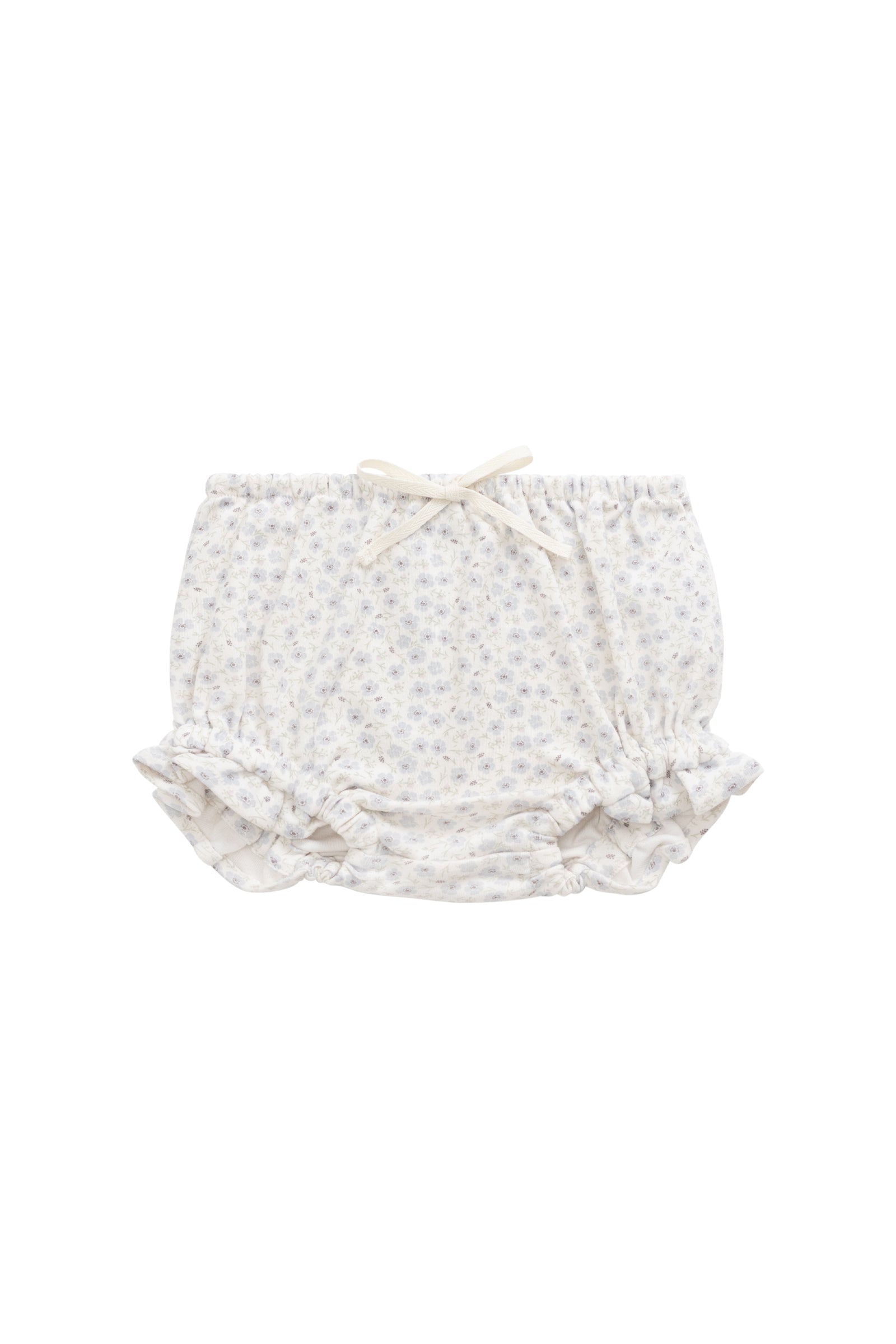 Organic Cotton Frill Bloomer - Penelope Evening Haze