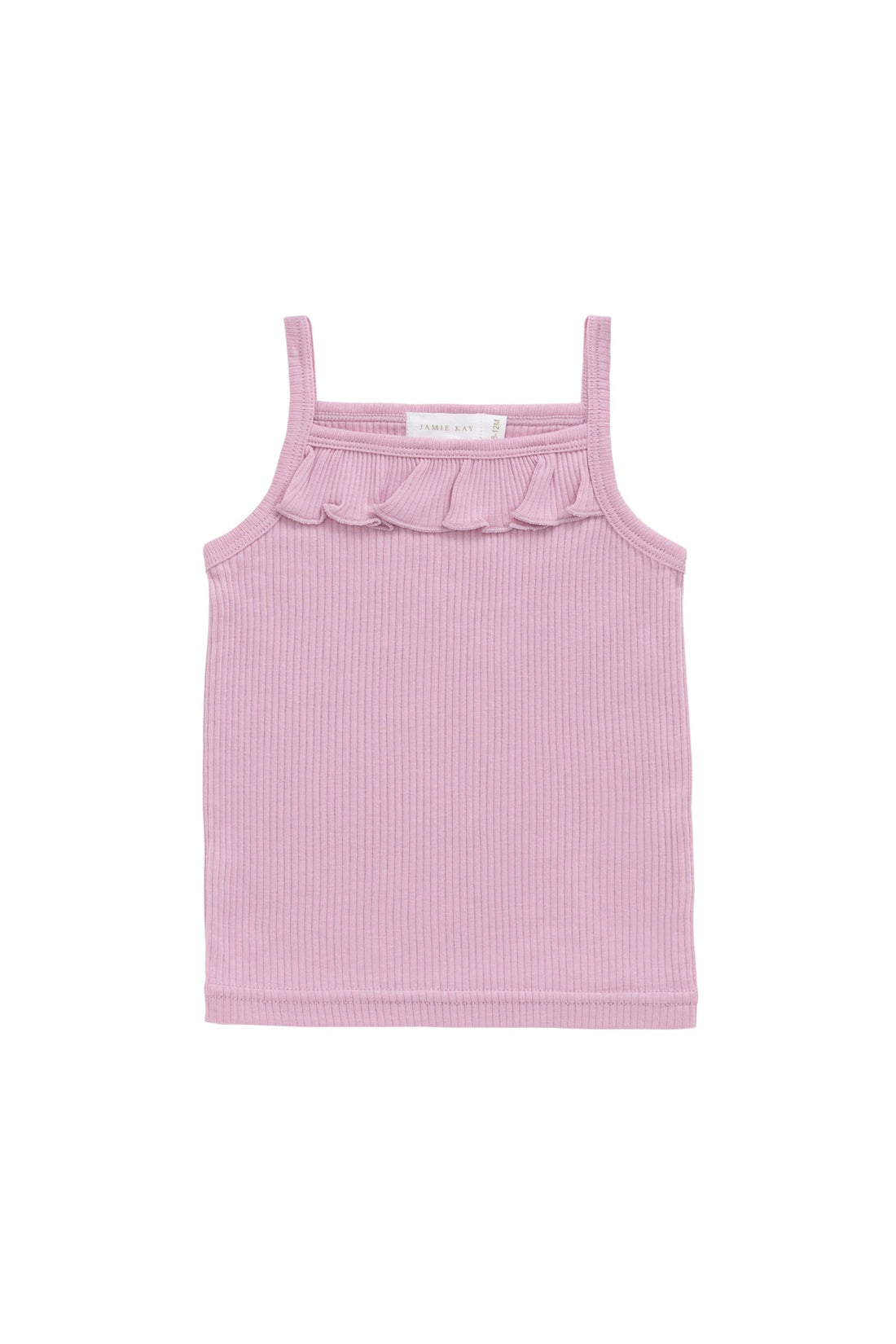 Organic Cotton Modal Vienna Singlet - Dahlia