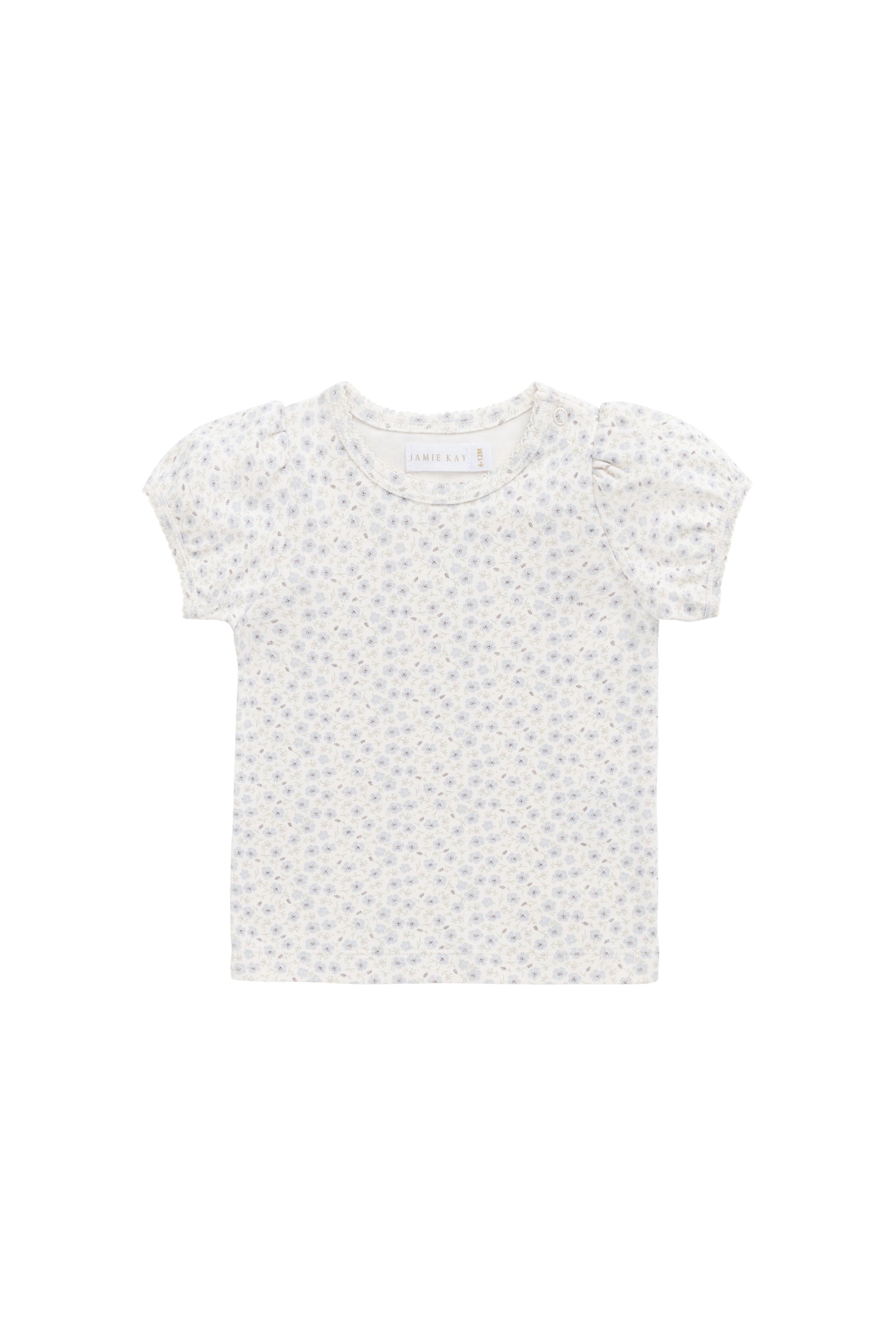 Organic Cotton Prarie Top - Penelope Evening Haze