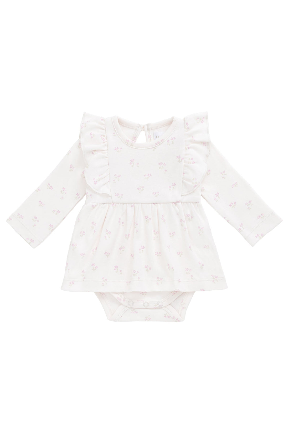 Organic Cotton Vivienne Playsuit - Pauline Pink
