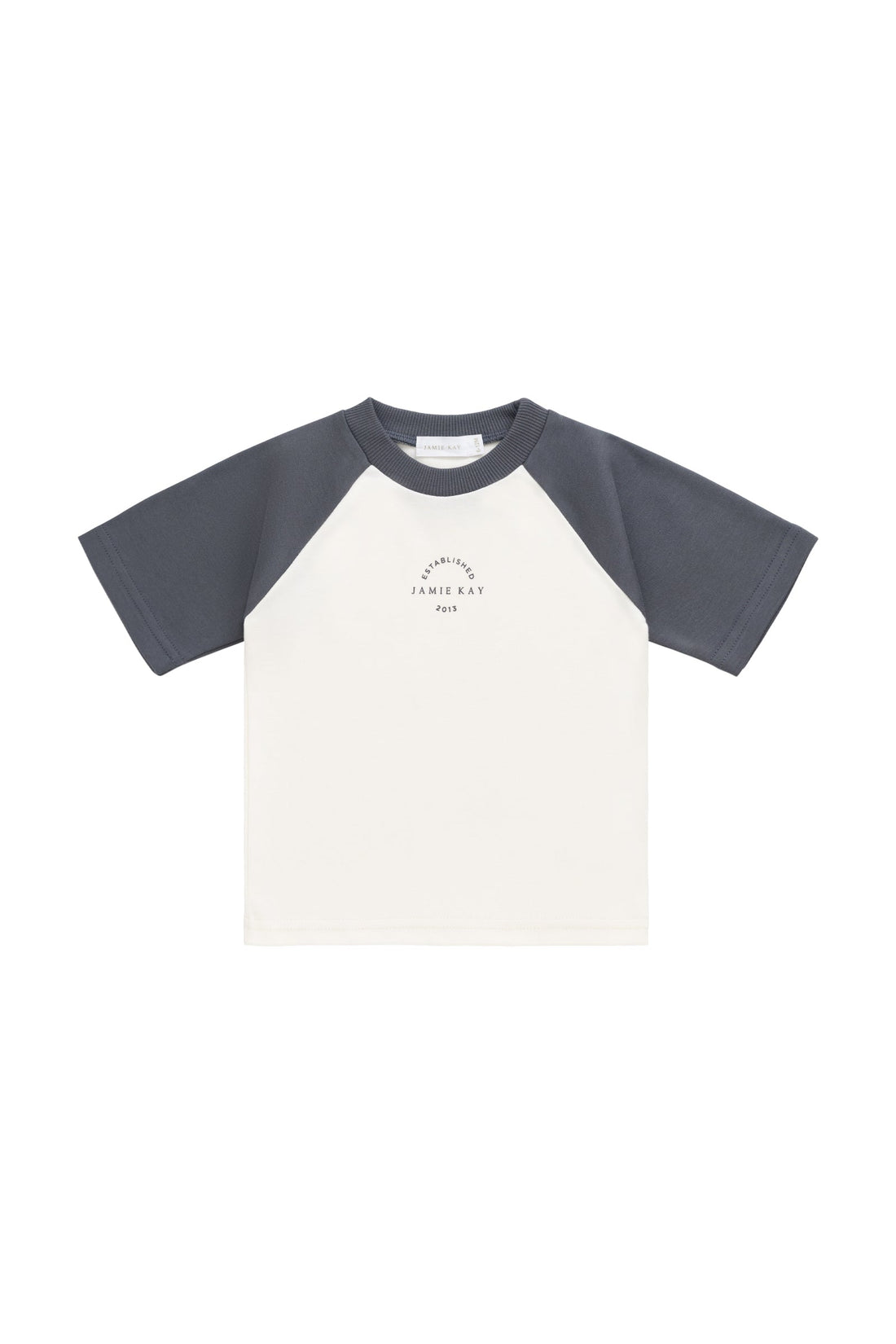Pima Cotton Dax Tee - Tofu/Atlantic JK Established