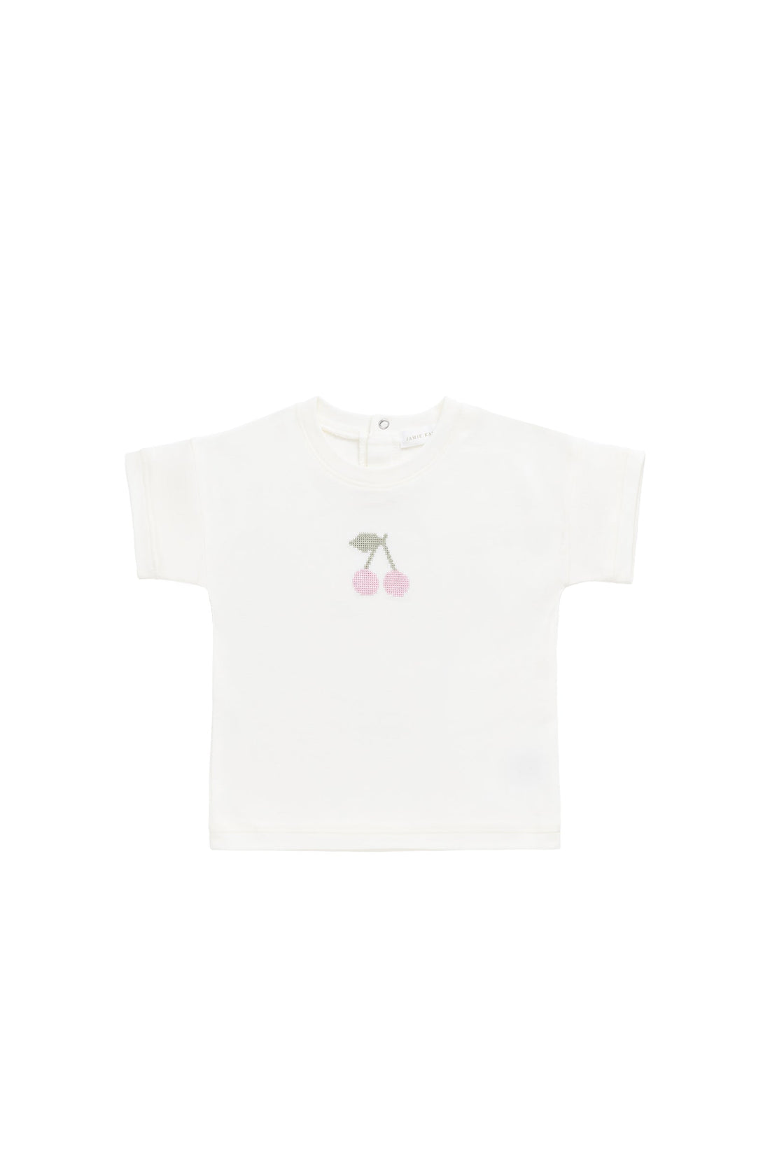 Pima Cotton Mimi Top - Parchment Petite Cerise