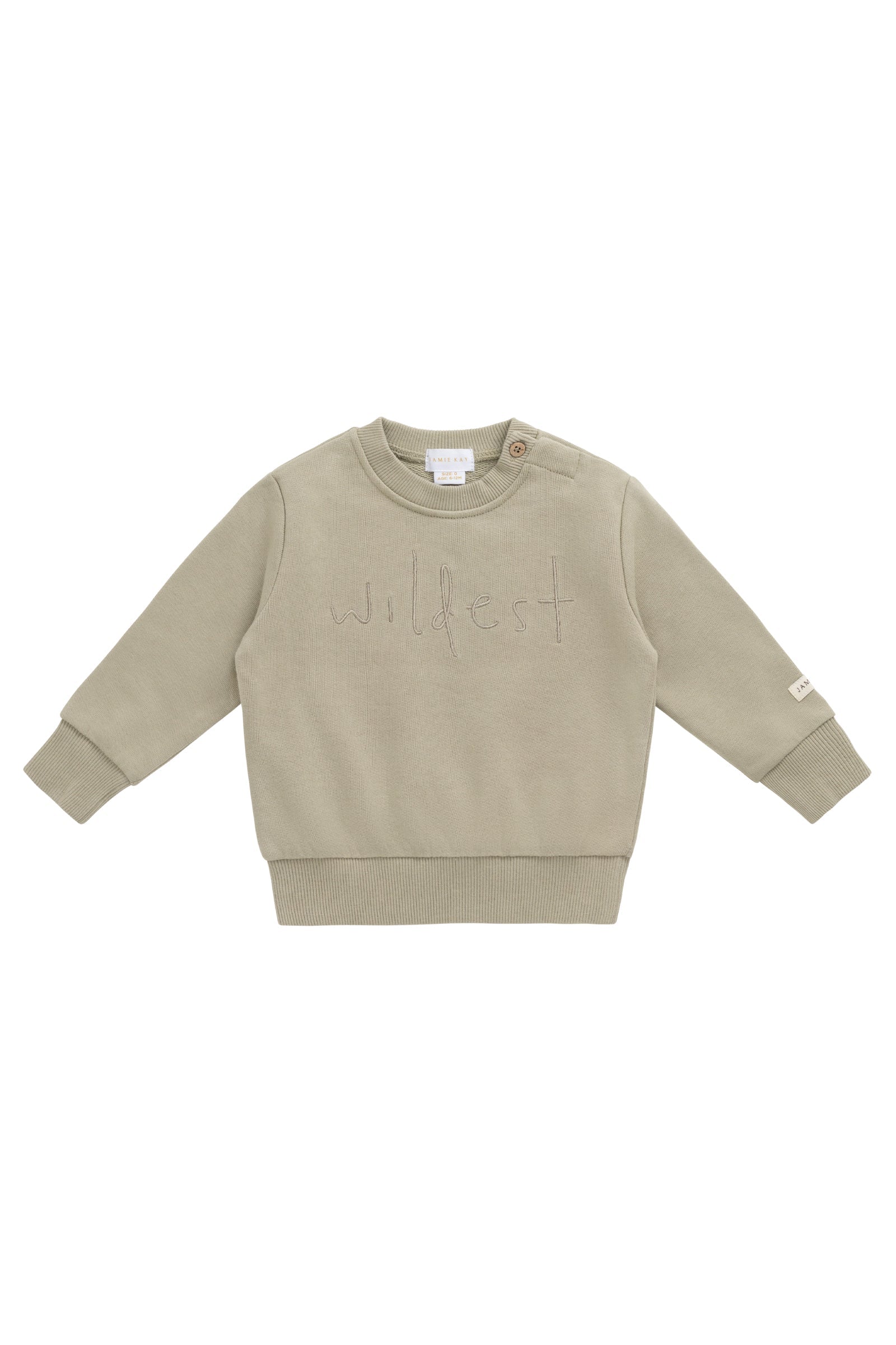 Organic Cotton Dominic Sweatshirt - Pampas Wildest