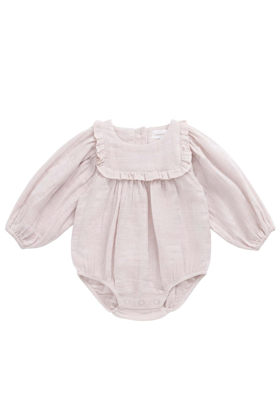 Organic Cotton Muslin Frances Playsuit - Pale Lilac