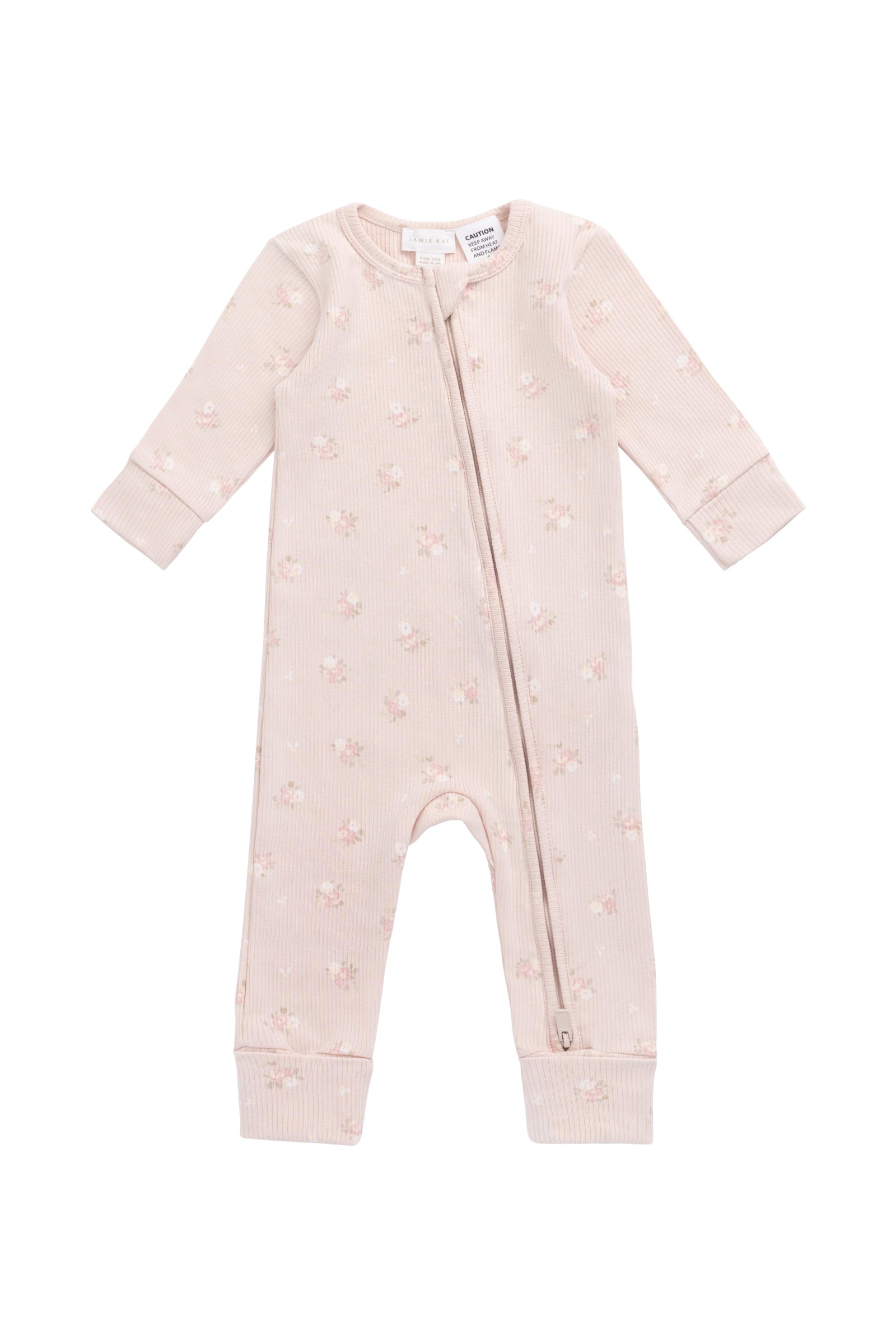 Organic Cotton Fine Rib Georgia Onepiece - Simone Morganite