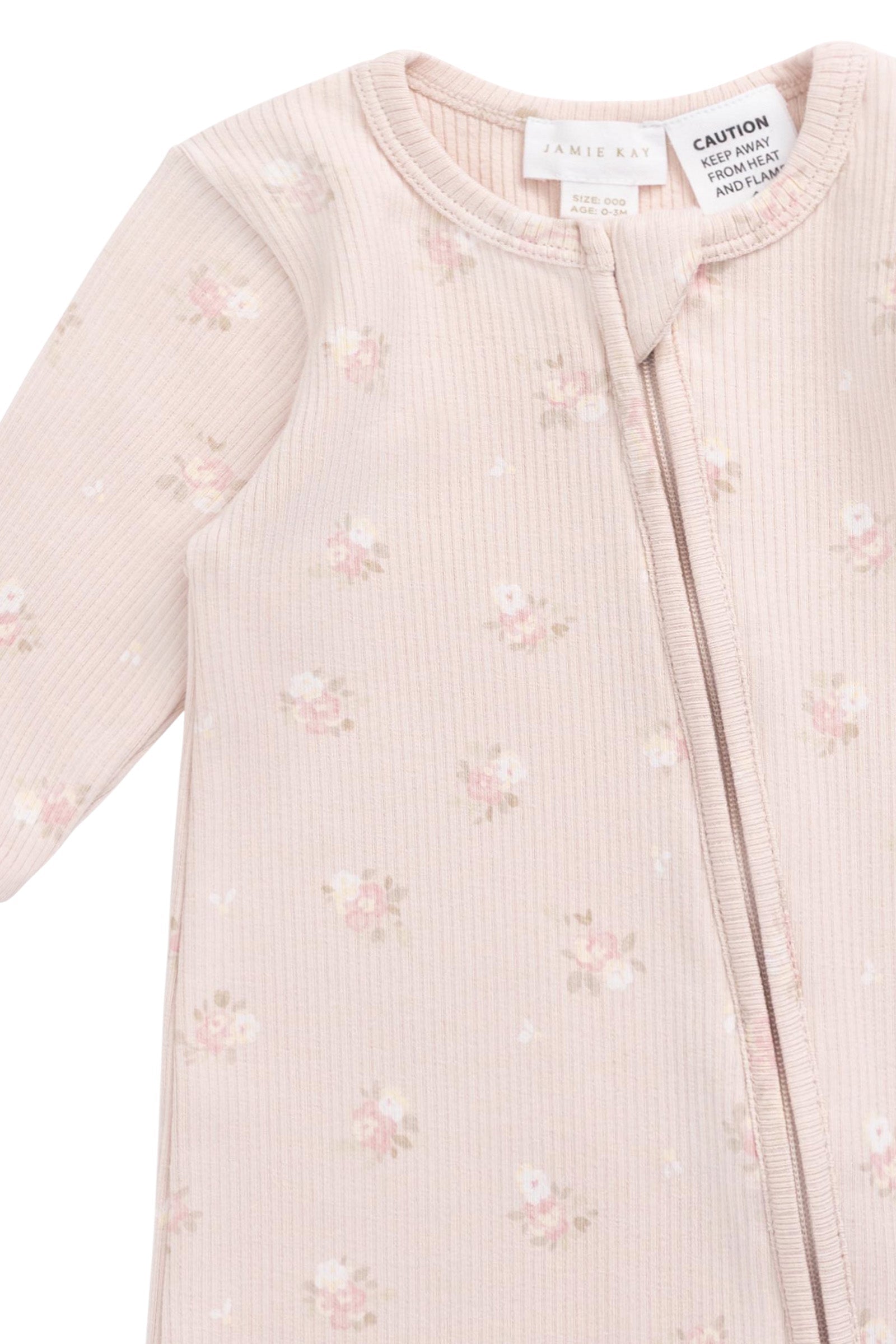 Organic Cotton Fine Rib Georgia Onepiece - Simone Morganite