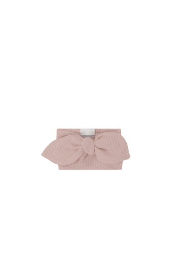 Organic Cotton Modal Lilian Headband - Shell Pink