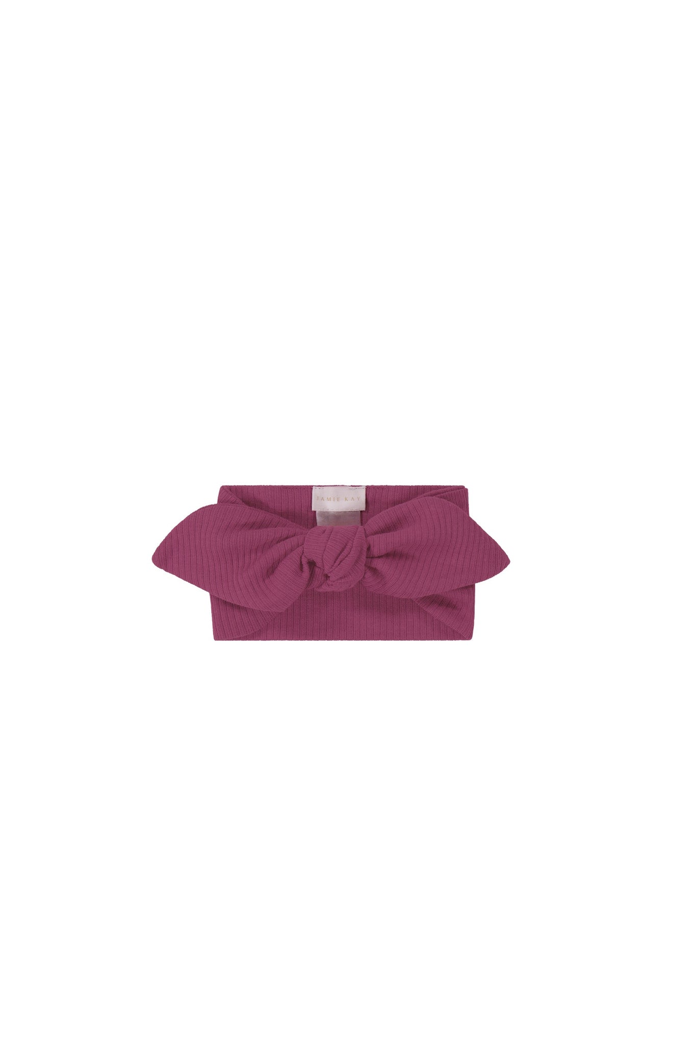 Organic Cotton Modal Lilian Headband - Berry Compote