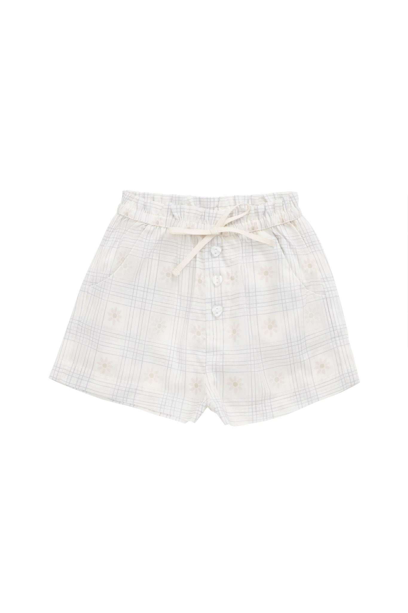 Organic Cotton Neve Short - Marguerite Egret