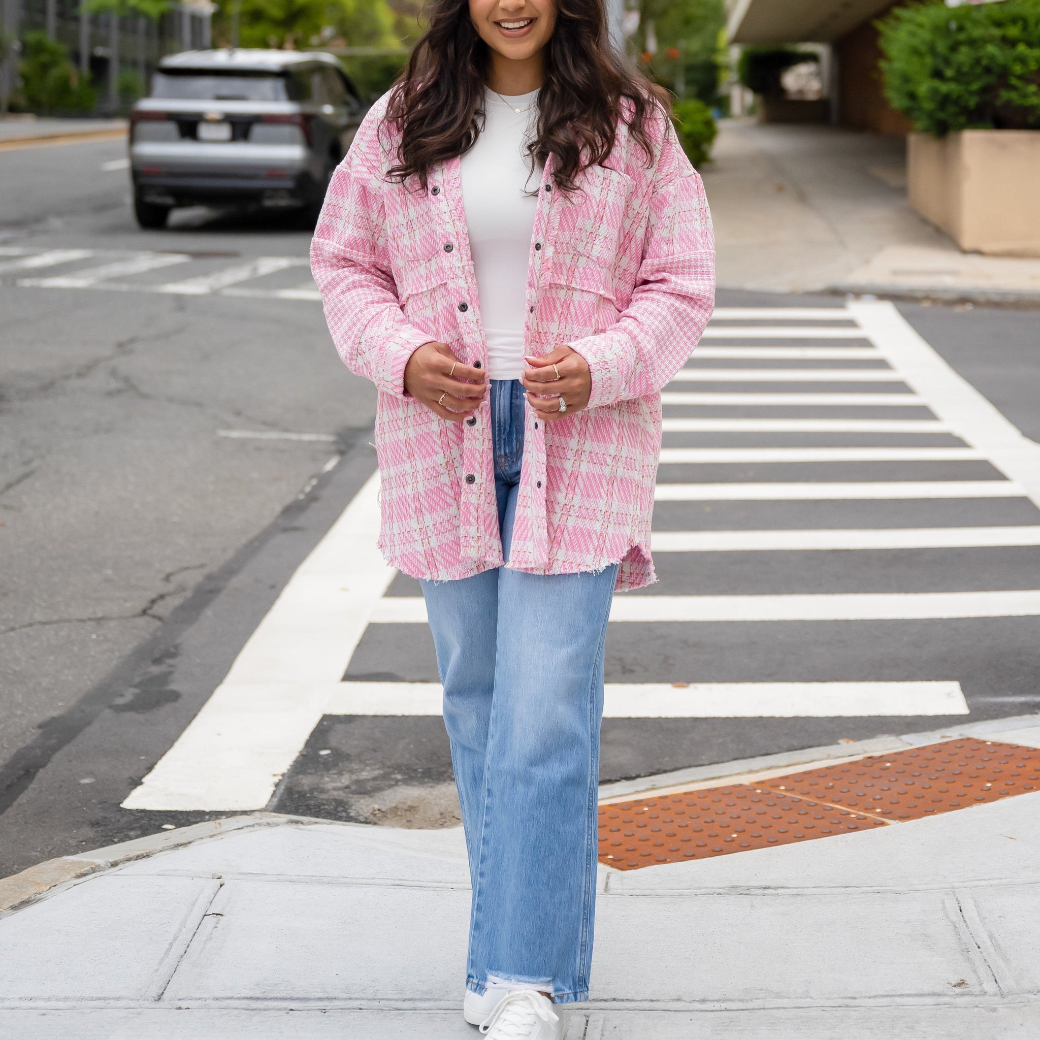 Lover Pink Tweed Jacket - FINAL SALE