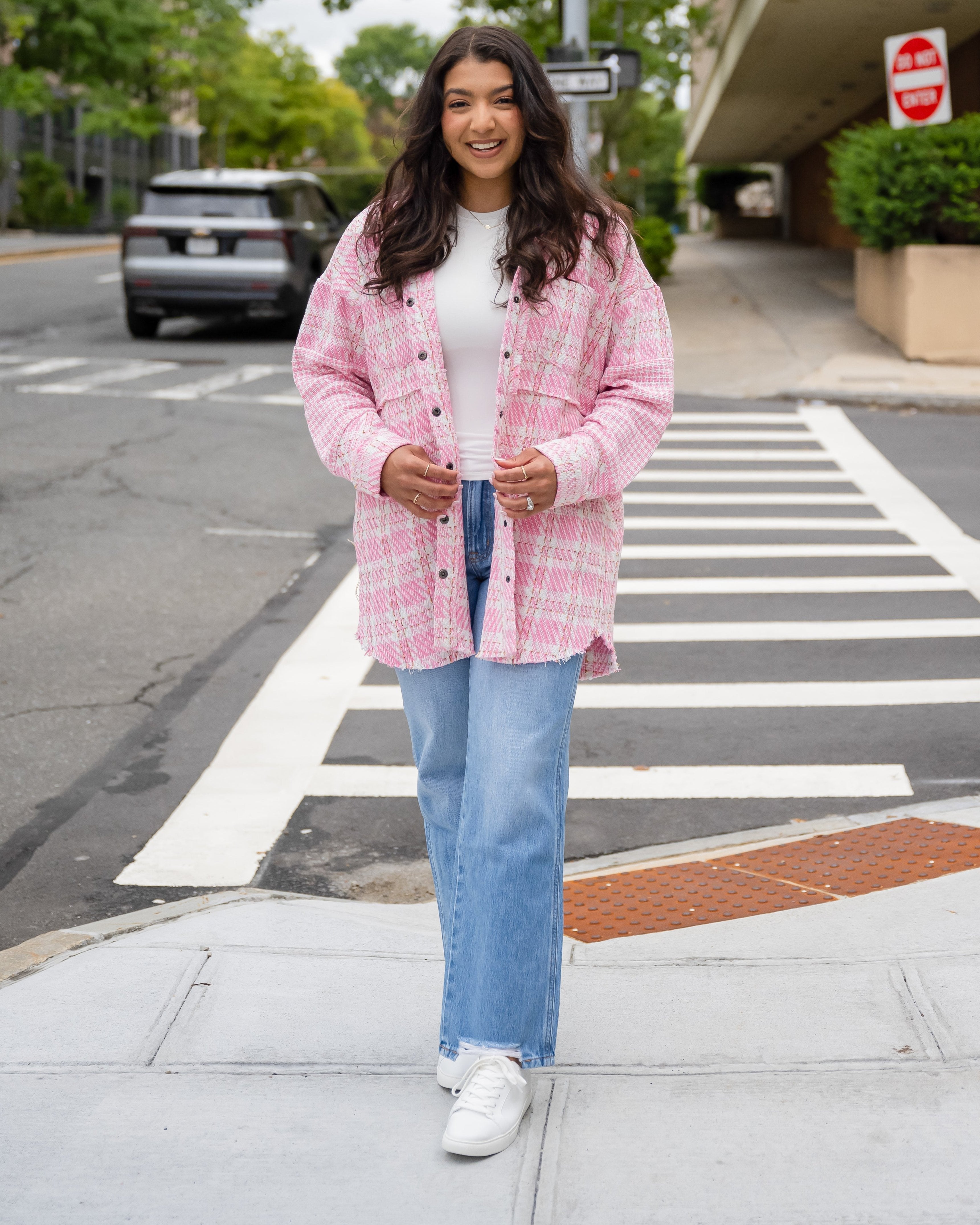 Lover Pink Tweed Jacket - FINAL SALE