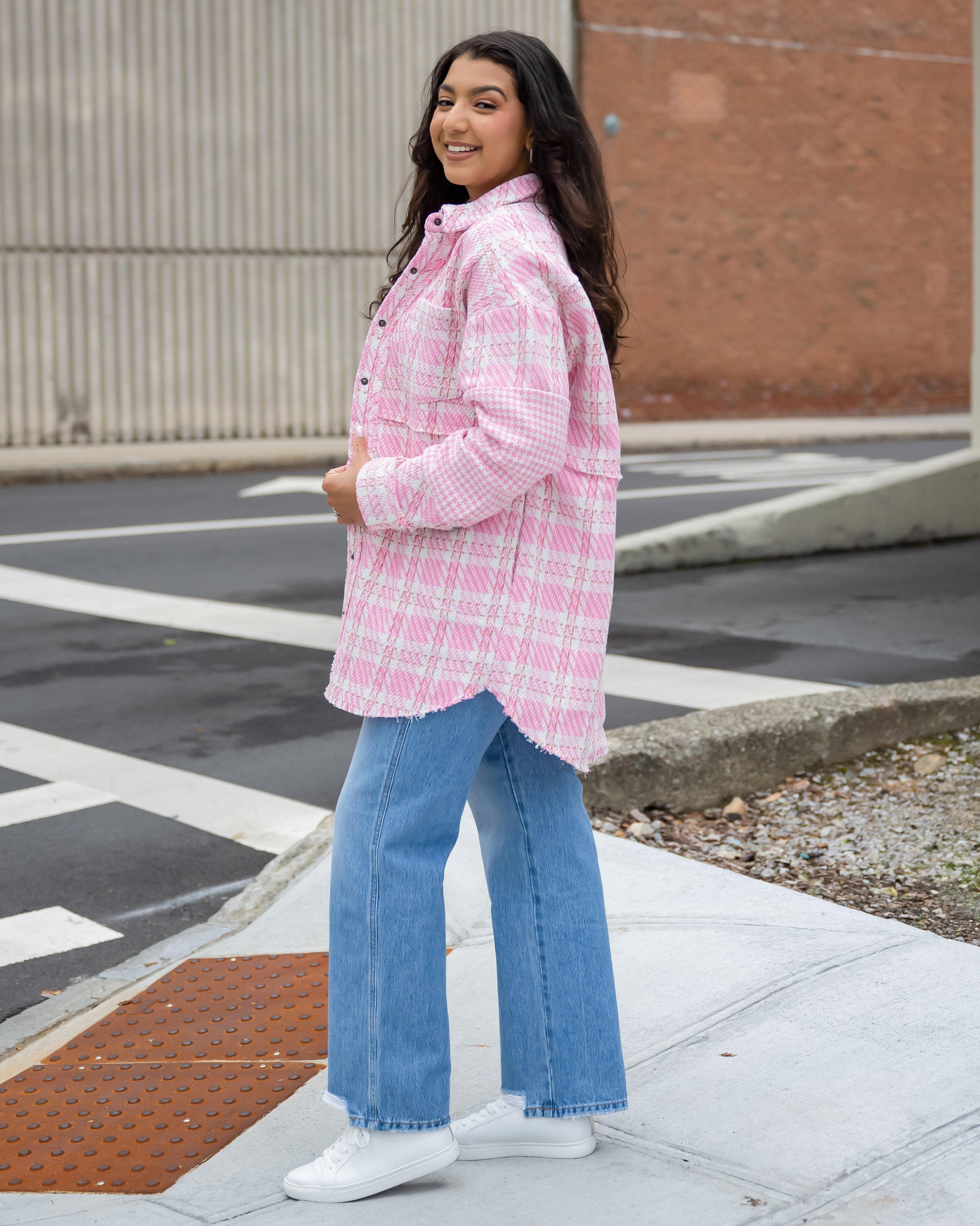 Lover Pink Tweed Jacket - FINAL SALE