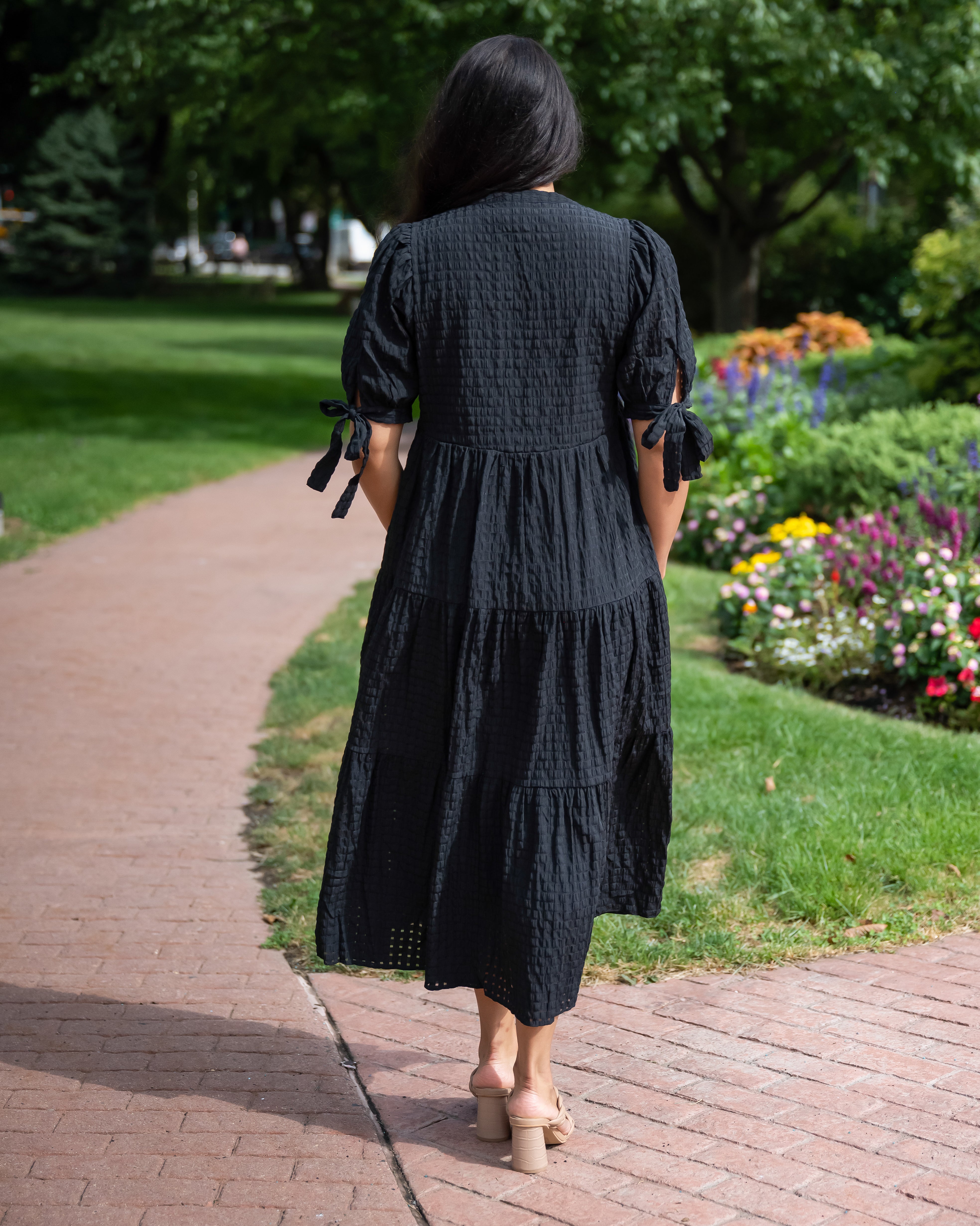 Samantha Black English Factory Dress - FINAL SALE