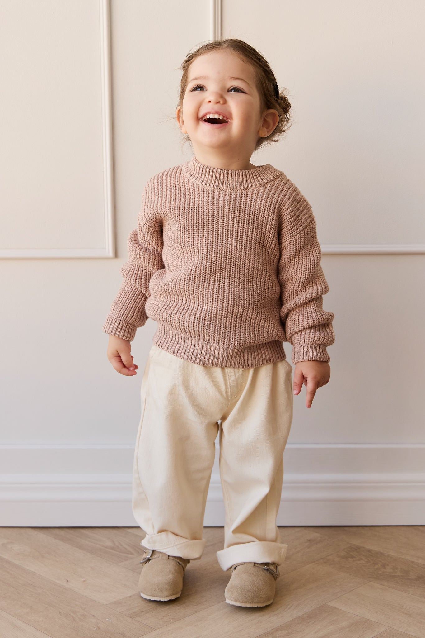 Morgan Jumper - Dusky Rose Marle