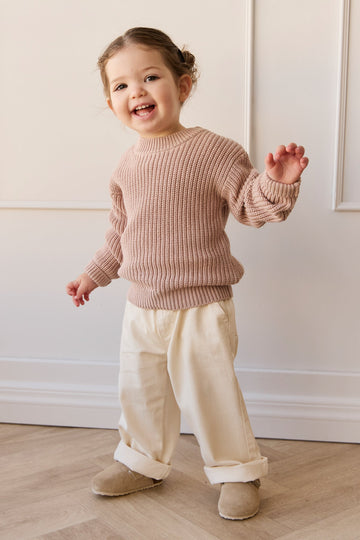 Morgan Jumper - Dusky Rose Marle