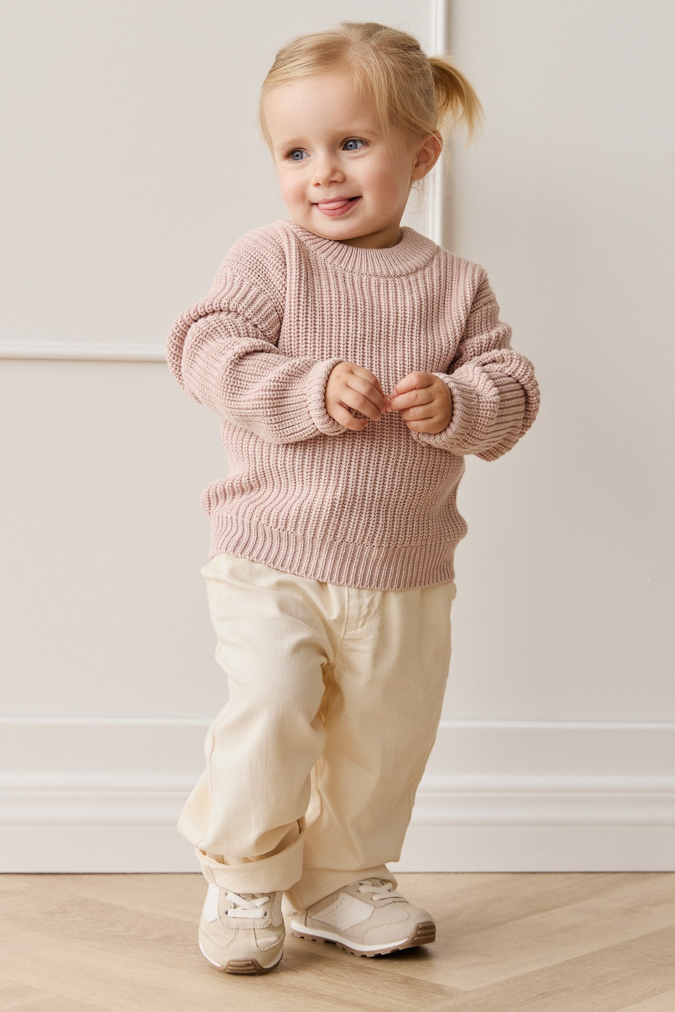 Morgan Jumper - Mauve Chalk Marle