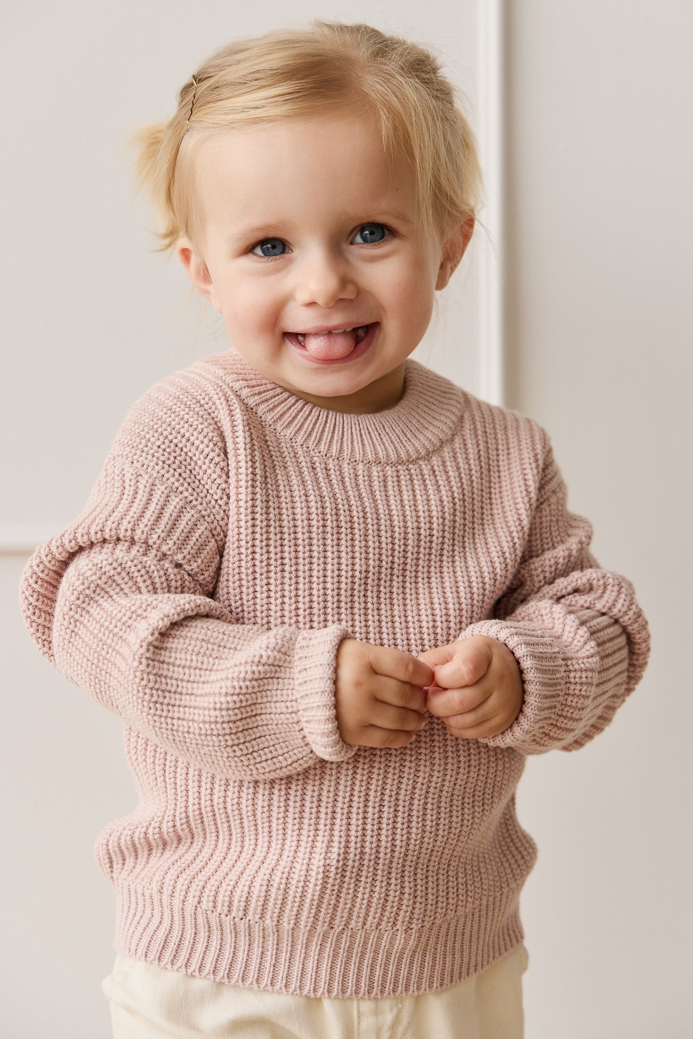Morgan Jumper - Mauve Chalk Marle