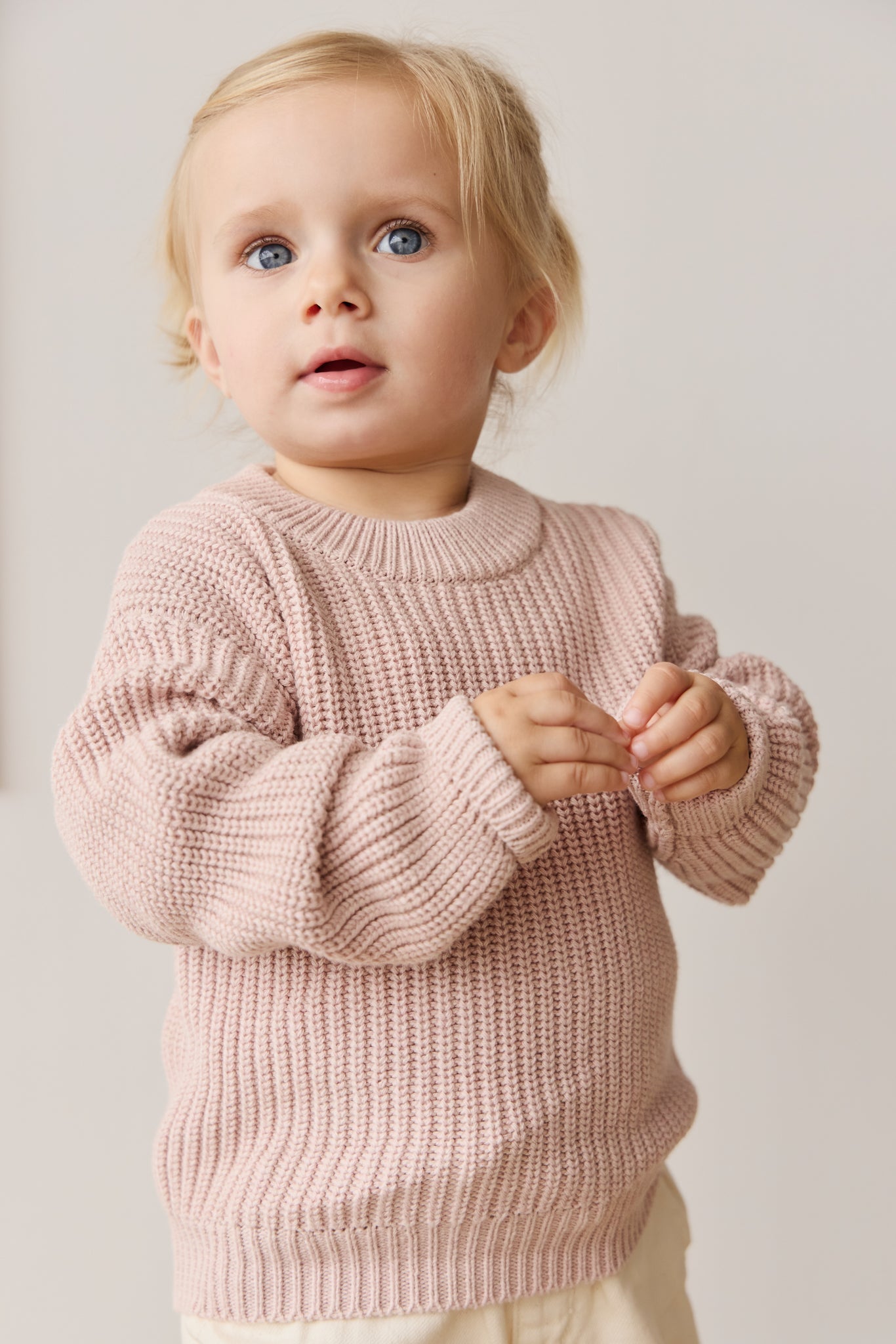 Morgan Jumper - Mauve Chalk Marle