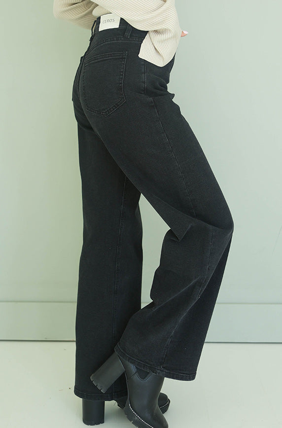 Autumn Years High Rise Black Jean - FINAL SALE