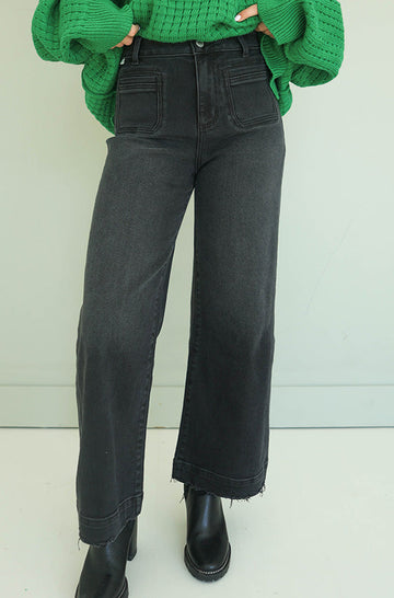 All The Time Black High Rise Jean - FINAL FEW