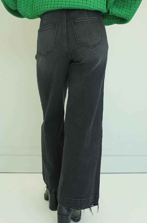 All The Time Black High Rise Jean - FINAL FEW