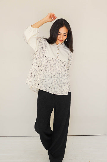 In Motion Black Textured Knit Pant - FINAL SALE