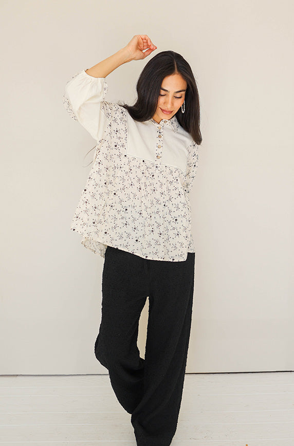 In Motion Black Textured Knit Pant - FINAL SALE