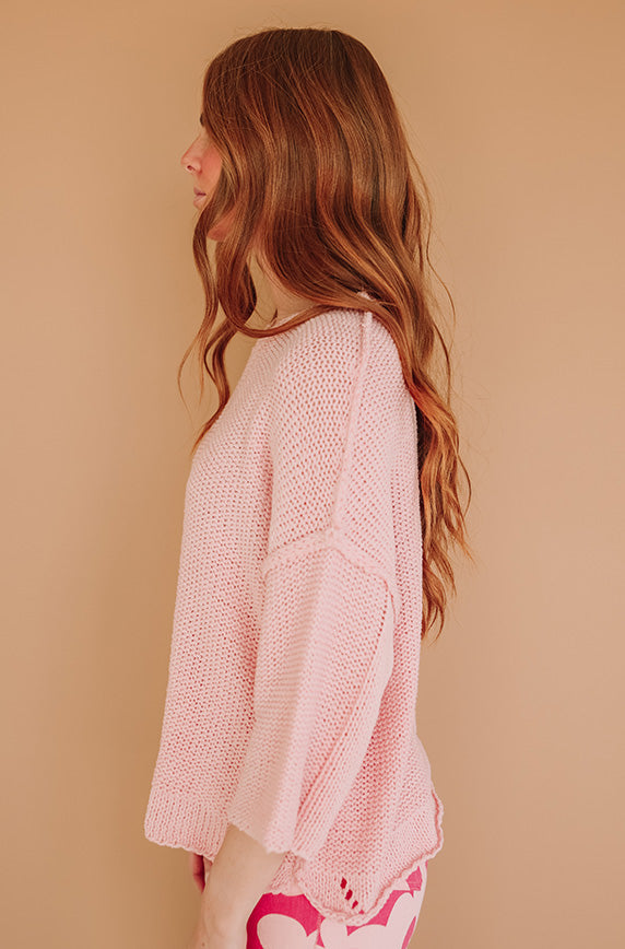 Shape of You Blush Sweater - FINAL SALE