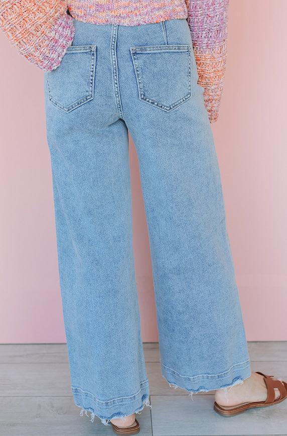 All The Time Light Wash High Rise Jeans - Restocked