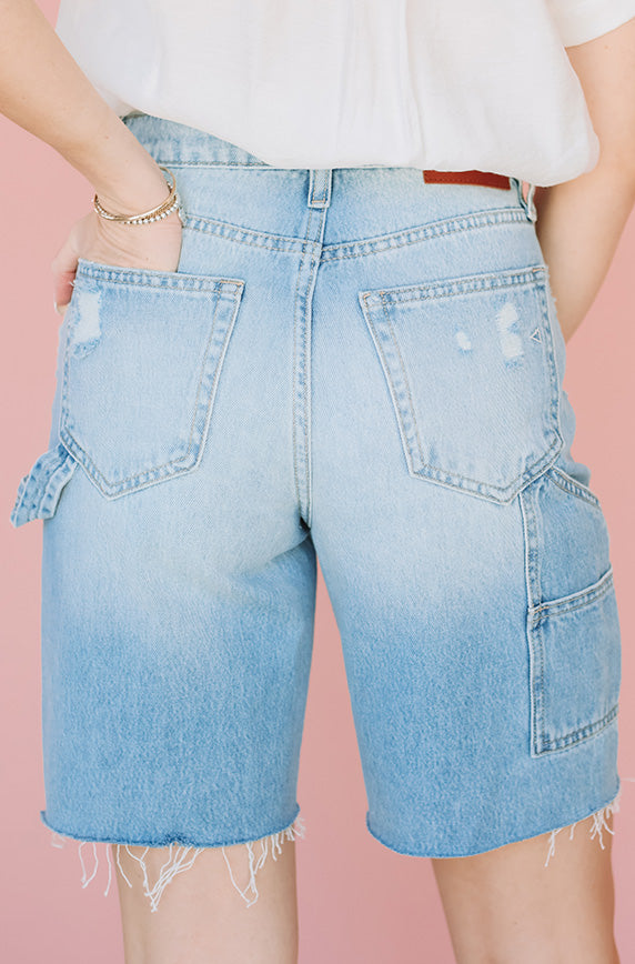 Arizona Blue Denim Dad Shorts