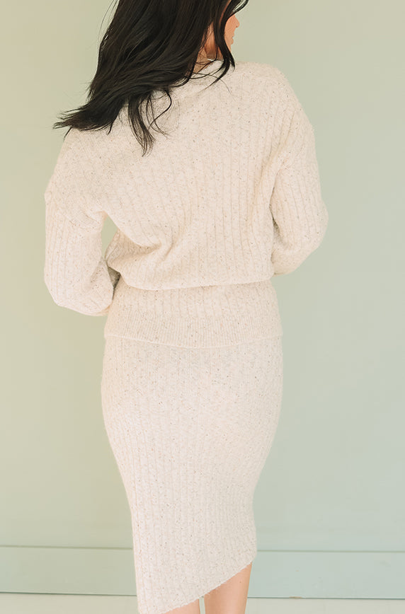Love Me More Oatmeal Knit Set - Nursing Friendly - FINAL SALE