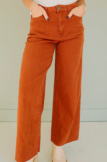 Stepping Out Brick Jeans - FINAL FEW