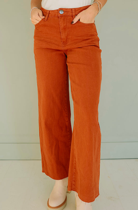 Stepping Out Brick Jeans - FINAL FEW