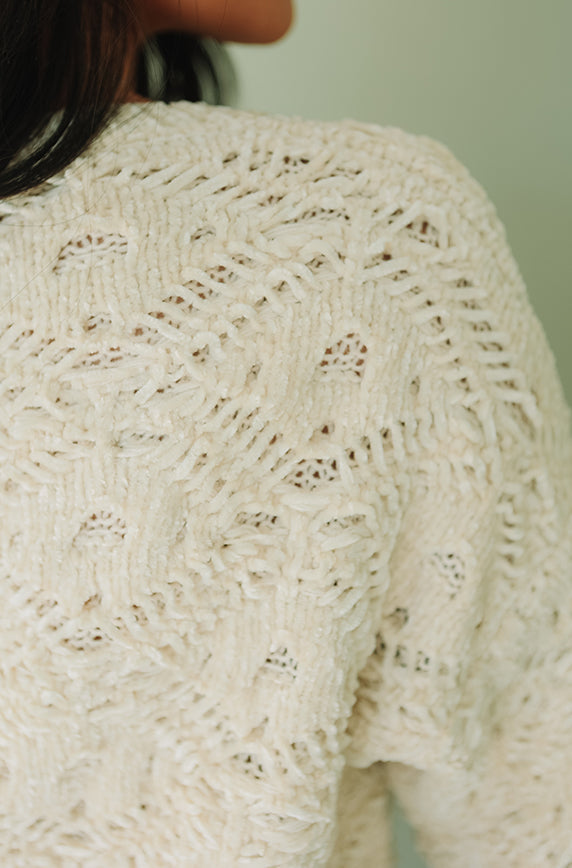 Day to Remember Ivory Sweater - FINAL SALE
