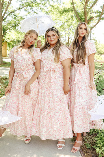 Layton Pink Floral Dress - DM Exclusive - Nursing Friendly