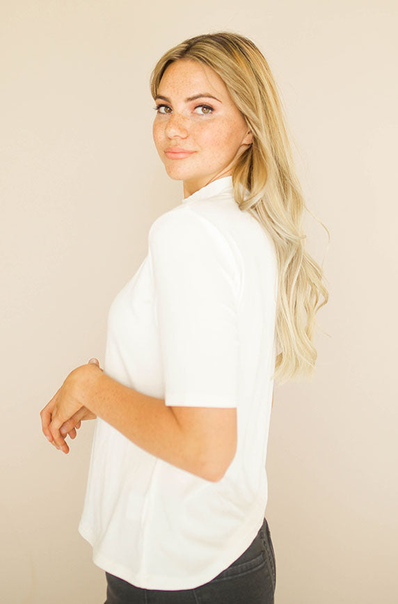 Glory Day White Sweater- FINAL SALE