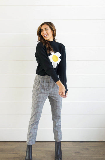 Rokoko Grey Plaid Pants - FINAL SALE