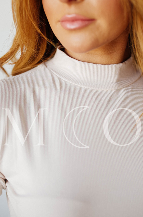 Ribbed Ivory MCO Top