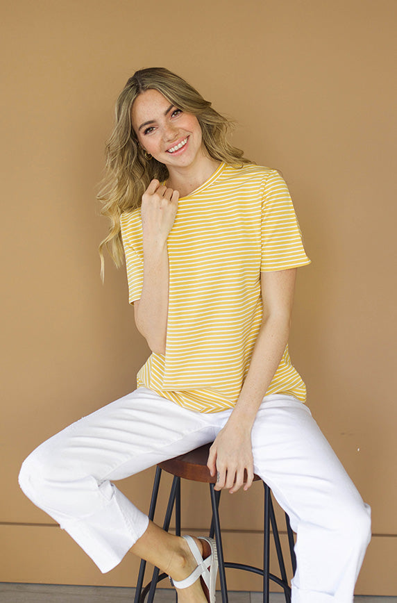 Leon Yellow Stripe - MCO- FINAL SALE