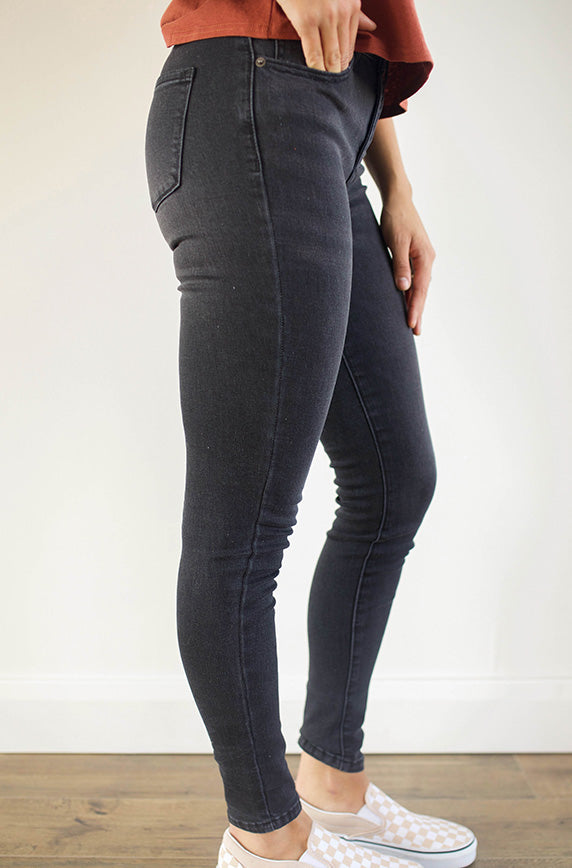 See The World Dark Grey Skinny Jeans - FINAL SALE