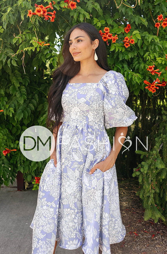Bella Dream Blue Dress - DM Exclusive - Restocked - LOW STOCK