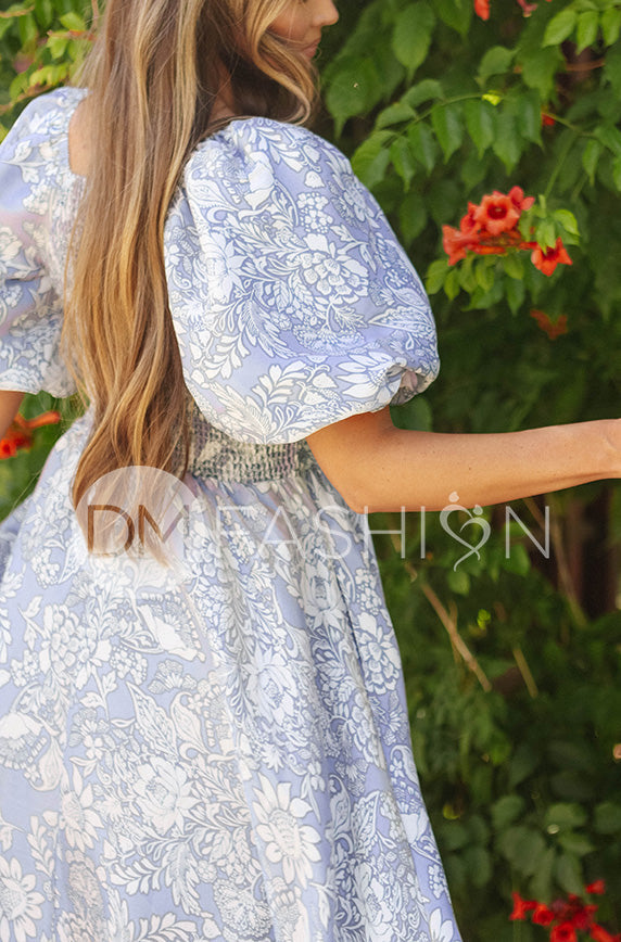 Bella Dream Blue Dress - DM Exclusive - Restocked - LOW STOCK