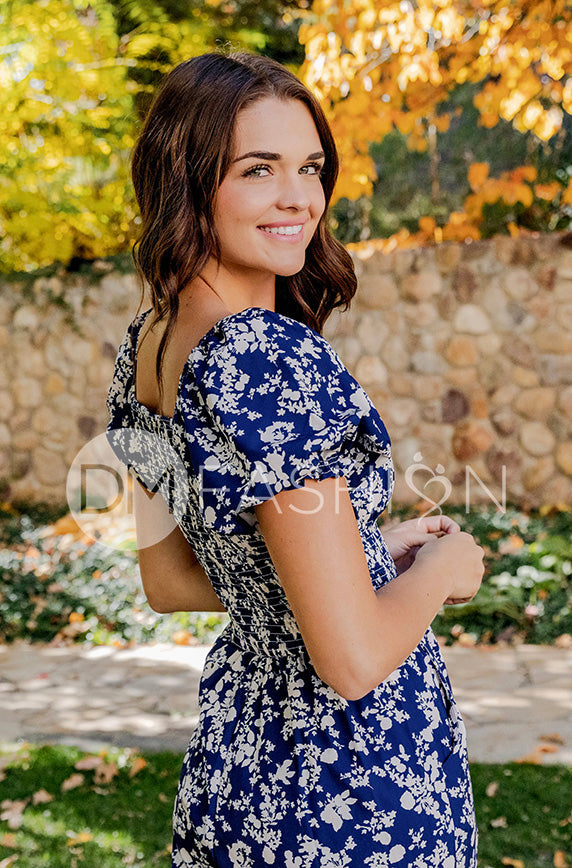 Scotland Cobalt Blue Jumpsuit - DM Exclusive - Maternity Friendly - FINAL SALE