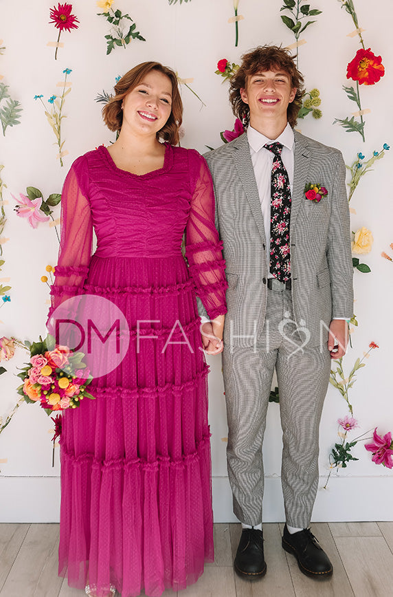 Genevieve Magenta Haze Gown - DM Exclusive - Maternity Friendly