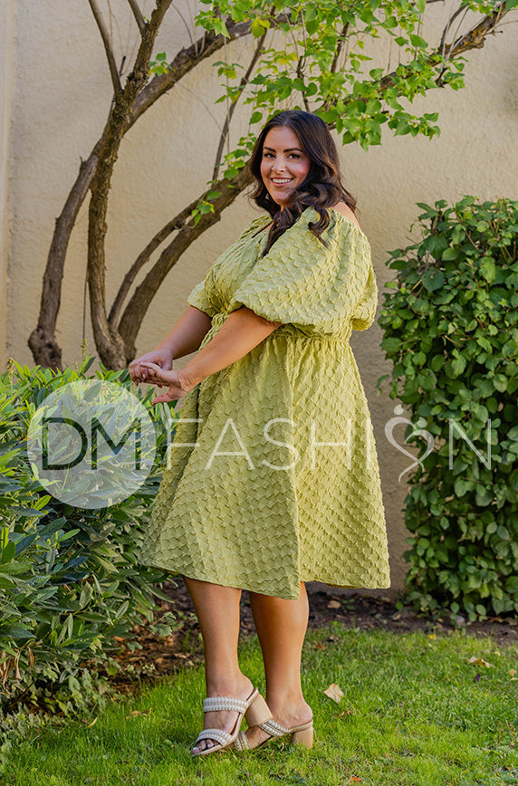 Brynn Winter Pear Texture Dress- DM Exclusive - Maternity Friendly - FINAL SALE